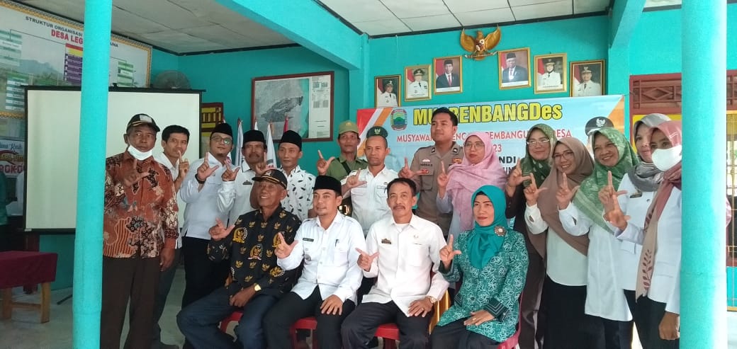 Musrenbangdes Penyusunan RKPDes Tahun 2023 Desa Legundi Prioritas