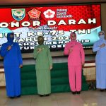 Peringati HUT TNI ke-75, Persit KCK PD II/Swj Gelar Donor Darah