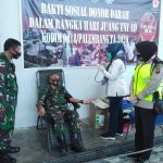 Kodim 0418/Palembang bersama PT Jasa Raharja Gelar Baksos Donor Darah