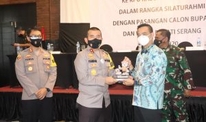 Kunjungi Calon Bupati Pandeglang dan Wakil, Pastikan TNI dan Polri Netral