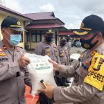 Polres Simeulue Kembali Menyalurkan Beras Baksos 8 Ton untuk Warga Kurang Mampu