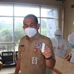 Pejabat Pemkot Sebelum ikut Rakor di Rapid Antigen