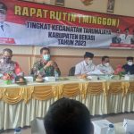 Danramil 02 Tarumajaya Hadiri Rapat Minggon Kecamatan Tahun 2021