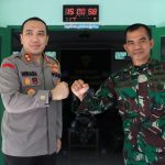 Sinergitas TNI – Polri, Kapolres Blora AKBP Wiraga datangi Yonif 410/Alugoro