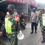 TNI Polri Blora Sampaikan Imbauan Protokol Kesehatan di Jalan A. Yani Blora