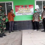 Babinsa Bersama Bhabinkamtibmas Desa Mekarmukti Giat Adakan Posko PPKM Mikro