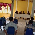 Danramil Dedai Hadiri Rapat Evaluasi Penanggulangan Covid-19