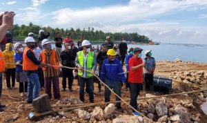 Peletakan Tiang Pancang Pelabuhan Rakyat Bandar Batauga, Kado Istimewa HUT Buton Selatan ke-VII