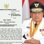 Gubernur Olly Dondokambey Terbitkan Kembali Edaran Antisipasi COVID-19 Dengan 15 Point