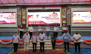 Prokes Lomba Baca dan Pidato Bung Karno Sukses, KadisDispora Manado Mamahit Ucap Syukur