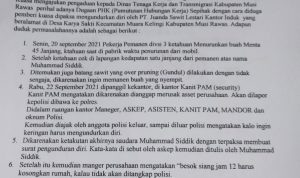 PT. Djuanda Sawit Dilaporkan Tim Badan KPK Musi Rawas