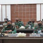 Pangdam II/Swj Vicon bersama Panglima TNI Bahas Evaluasi Penanganan Covid-19 dan Vaksinasi