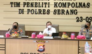 Tingkatkan Kompentensi Penyidik, Tim Peneliti Kompolnas Kunjungi Mapolres Serang