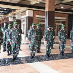 Kasad Jenderal TNI Andika Perkasa Terima Laporan Korps Kenaikan Pangkat 36 Pati TNI AD