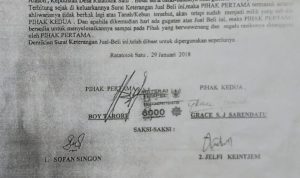 Oknum Pengacara SD di Duga Gunakan Surat Ukur Palsu Dalam Sidang Perdata