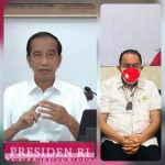 Bupati Minahasa Oktavian Roring Zoom Meeting Bersama Presiden RI Ir. Joko Widodo Bahas Waspada Covid 19 Gel.3