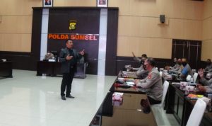 Tingkatkan Kemampuan Personel Humas, Polda Sumsel Gelar Pelatihan Public Speaking