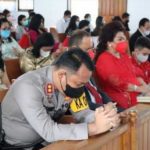 Kapolres Minahasa Ikuti Ibadah Natal di GMIM Moria Sasaran