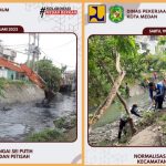 Kurangi Risiko Bencana Banjir, Dinas PU Medan Normalisasi Sungai Sei Putih