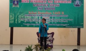 Dinas Pendidikan dan Kebudayaan Kabupaten Serang Unit KORPRI Mengadakan Safari Ramadhan