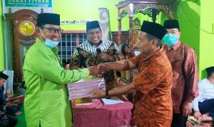 Jemput Aspirasi Warga, Bupati Suhatri Bur Kunjungi Mesjid Ikrar Sungai Durian Patamuan