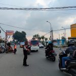 Sat Samapta Polres Serang Gatur Lalin Antisipasi Kepadatan Pemudik 