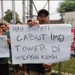 Warga Kampung Pasir Bonong Desa Gembor Tolak Perpanjangan Tower