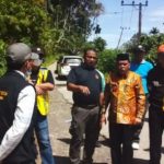 Gerak Cepat, Wabup Rahmang Dampingi BWSS Langsung Tinjau Lokasi Jalan Amblas 