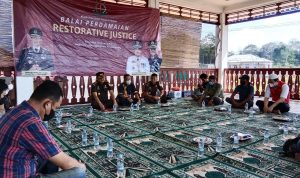 Persoalan Rumah Tangga Diselesaikan Dengan Restorative Justice di Balai Perdamaian