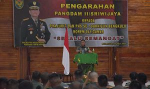 Pangdam II/Sriwijaya Kunjungi Korem 041/Gamas