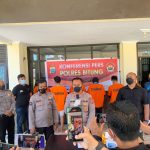 Gelar Press Conference, Polres Bitung Ungkap Penangkapan Residivis Curanmor  