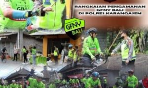 Kapolres Karangasem Pimpin Pengamanan GFNY di Karangasem