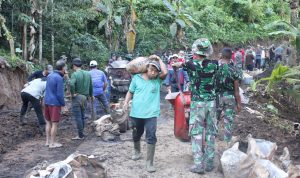 Kodim 1619/Tabanan Bersama Forkopimda Terkait, Gotong-royong dengan Masyarakat