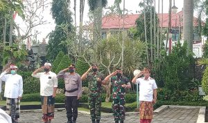 Dandim Gianyar Hadiri Upacara Peringatan Hari Jadi Ke-64 Provinsi Bali tahun 2022