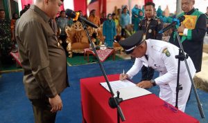 Bupati Bungo H Mashuri Lantik Datuk Rio Dusun Babeko