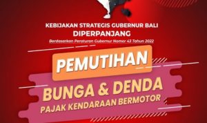 Wow, Pemprov Bali Perpanjang Pemutihan Pajak Kendaraan