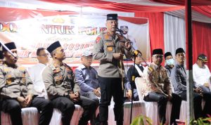 Kapolda Sumbar Ikuti Doa bersama Lintas Agama di Polres Kepulauan Mentawai