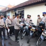 Kapolres Klungkung Cek Ranmor Dinas Personil Polres Klungkung