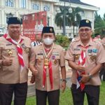 Sekda Bungo Hadiri Upacara Hari Pramuka ke 61 Tahun 2022 di Provinsi Jambi