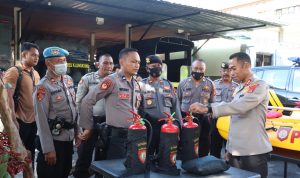 Antisipasi Bencana Alam, Kapolres Klungkung Cek Kesiapan Sarana Prasarana