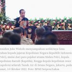 Presiden Jokowi Sampaikan Lima Arahan kepada Jajaran Polri, Salah Satunya Jangan Mencari-Cari Kesalahan