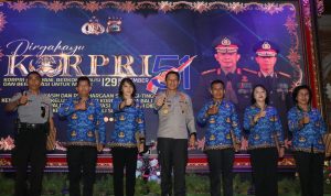 Kapolda Bali Hadiri HUT Korps Pegawai Republik Indonesia ke 51 di Gedung PRG