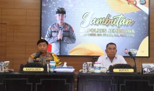 Kapolres Jembrana Gelar Rapat Koodinasi Nataru Bersama Stake Holder Terkait di Aula Polres 