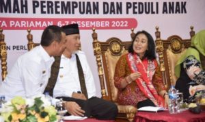 Menteri PPPA RI Bintang Puspayoga Luncurkan Desa/Kelurahan Ramah Perempuan dan Peduli Anak di Kota Pariaman