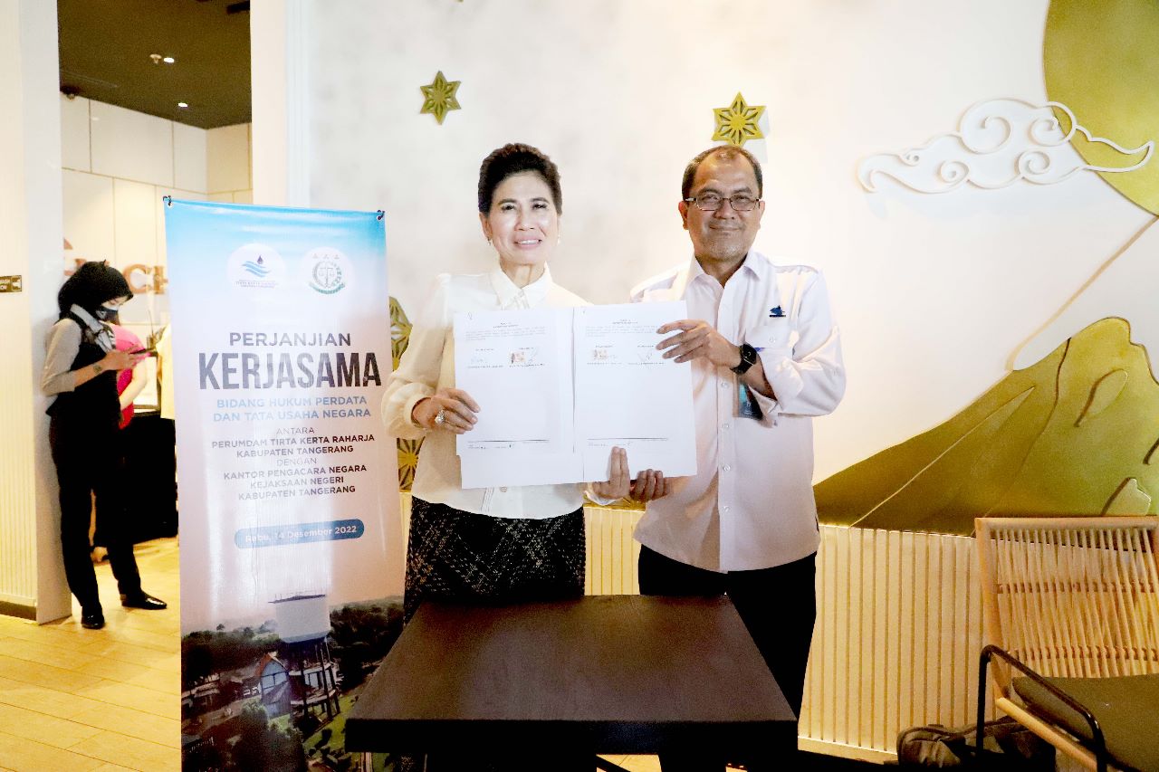 Optimalkan Penyelesaian Hukum Perumdam Tkr Dan Kejari Kabupaten Tangerang Teken Mou Nasional Xpos 1054