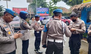 Bid Propam Polda Banten Laksanakan Pengecekan ke Pospam Ops Lilin Maung 2022 Polres Lebak