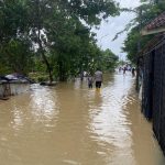 Puluhan Rumah Warga Desa Renged Kecamatan Binuang Dikepung Banjir