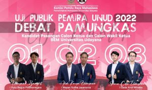 Uji Publik Debat Terakhir Pemira Universitas Udayana, 4 Kandidat Legislatif Walk Out