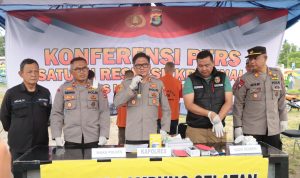 Tambang Emas Ilegal di Katibung Lampung Selatan, Digulung Polres Lampung Selatan