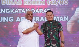 Tinjau Pembangunan di Korem 143/HO, Kasad: Wujud Kecintaan Masyarakat kepada TNI AD